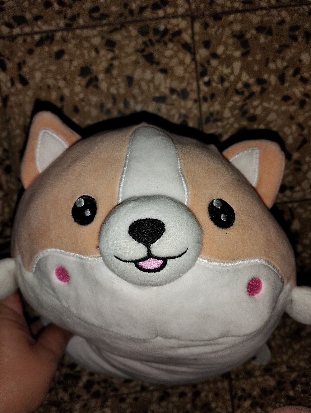 Plush Corgi Dog Stuffed Toy - Cream & White - Picture 1 of 1